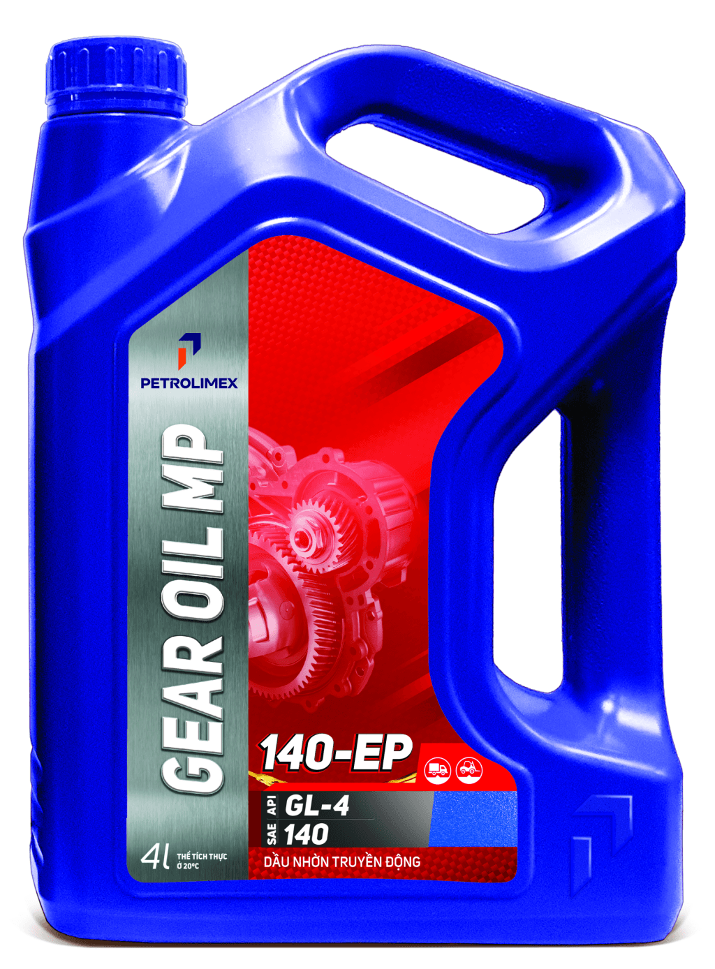 Bao bì sản phẩm PLC Gear Oil MP 140 EP của PLC