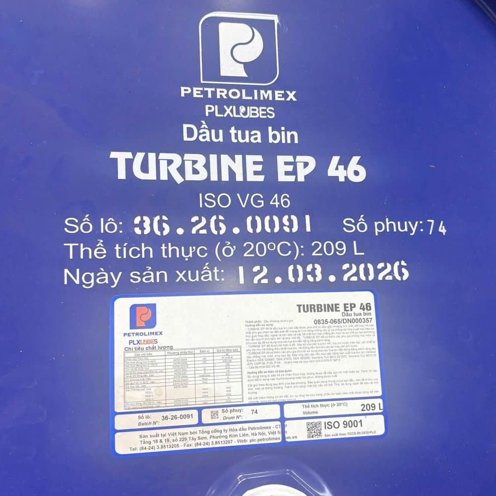 Bao bì sản phẩm PLC Turbine EP của PLC